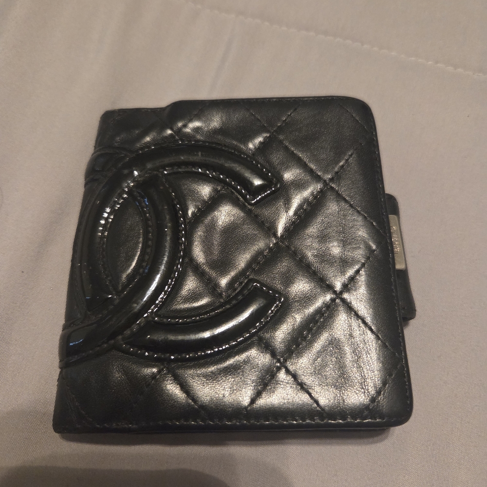 Chanel Black Quilted Wallet
